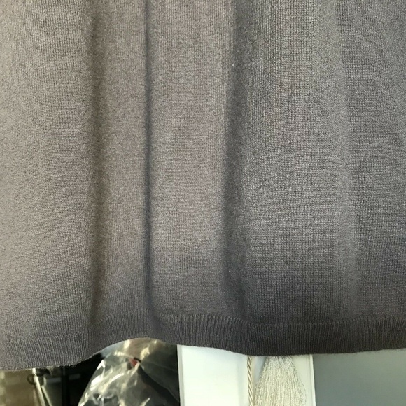 Mauve Colored Cashmere Dress By Caroll/Size Medium - Picture 6 of 7